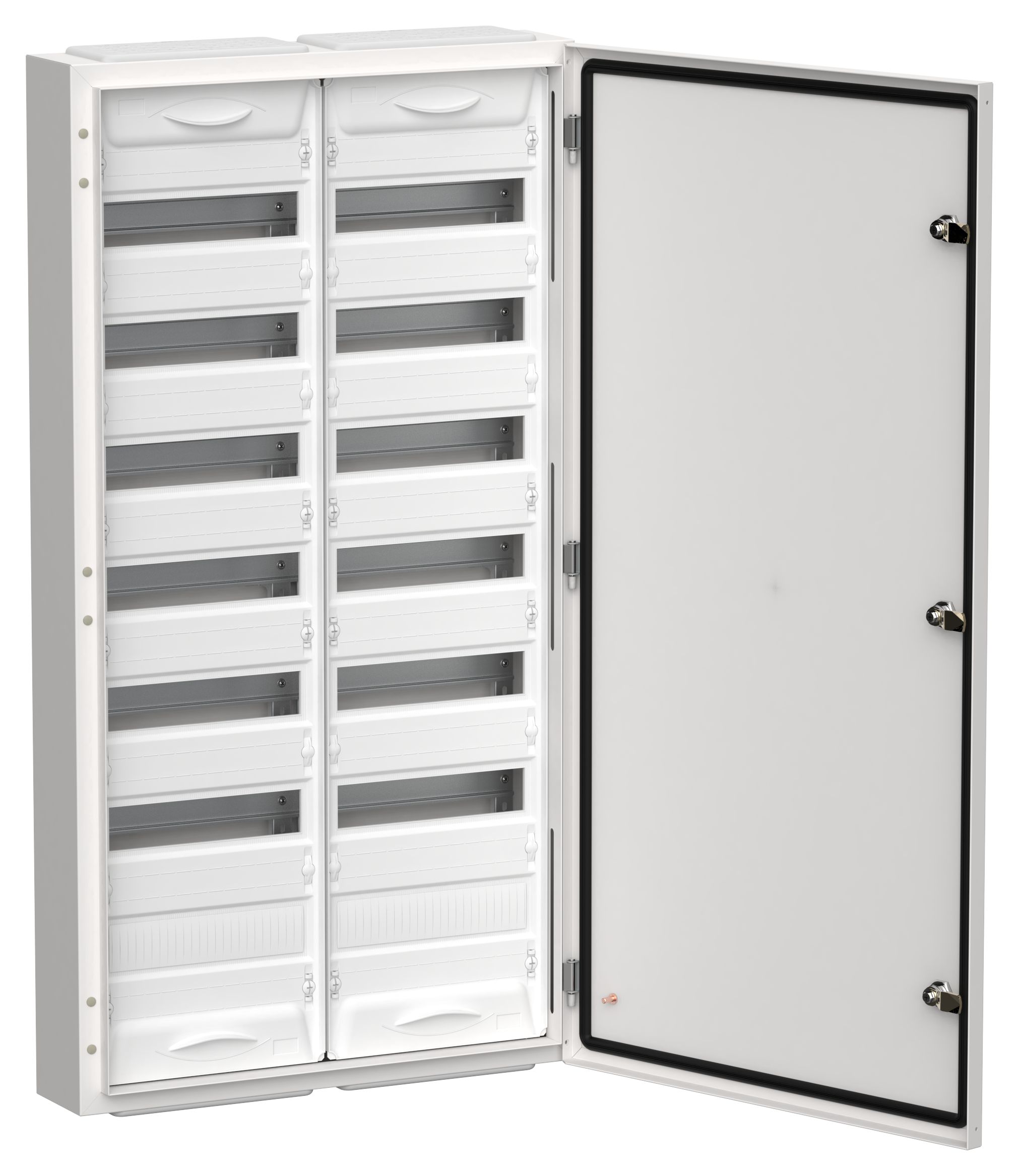 IEK TITAN 5 Корпус мет. ЩРн-168 (2х84) 1085х570х140 IP54 бел фото
