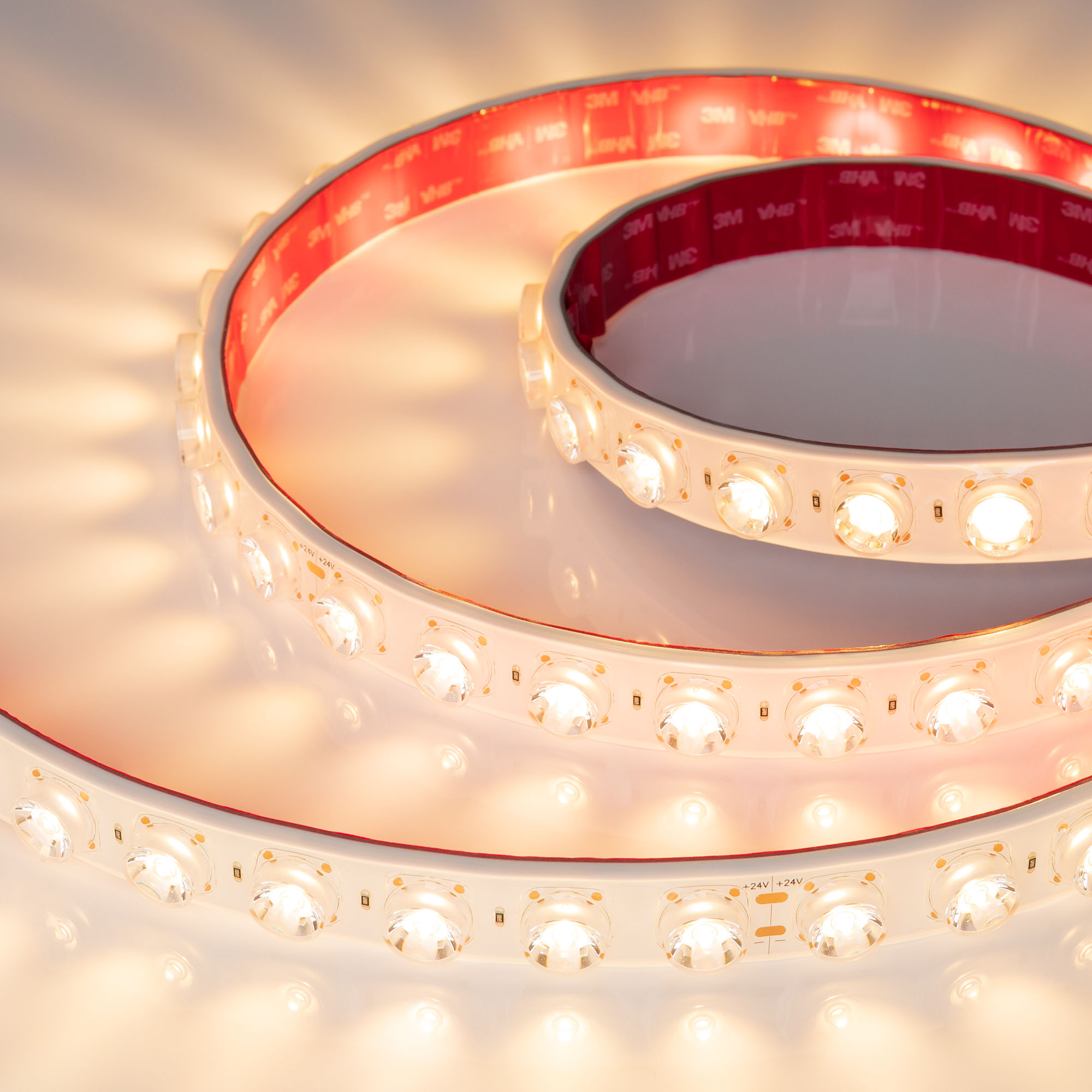 Arlight Лента герметичная FLT-PS-A42-23mm 24V Warm2700 (21 W/m, IP67, 15deg, 5m) (-) фото
