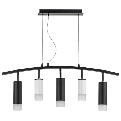 Lightstar LR7353628731 Люстра RULLO 5х50W GU10 ЧЕРНЫЙ/БЕЛЫЙ (571735+214436-2+214487-3+202431-5), шт фото