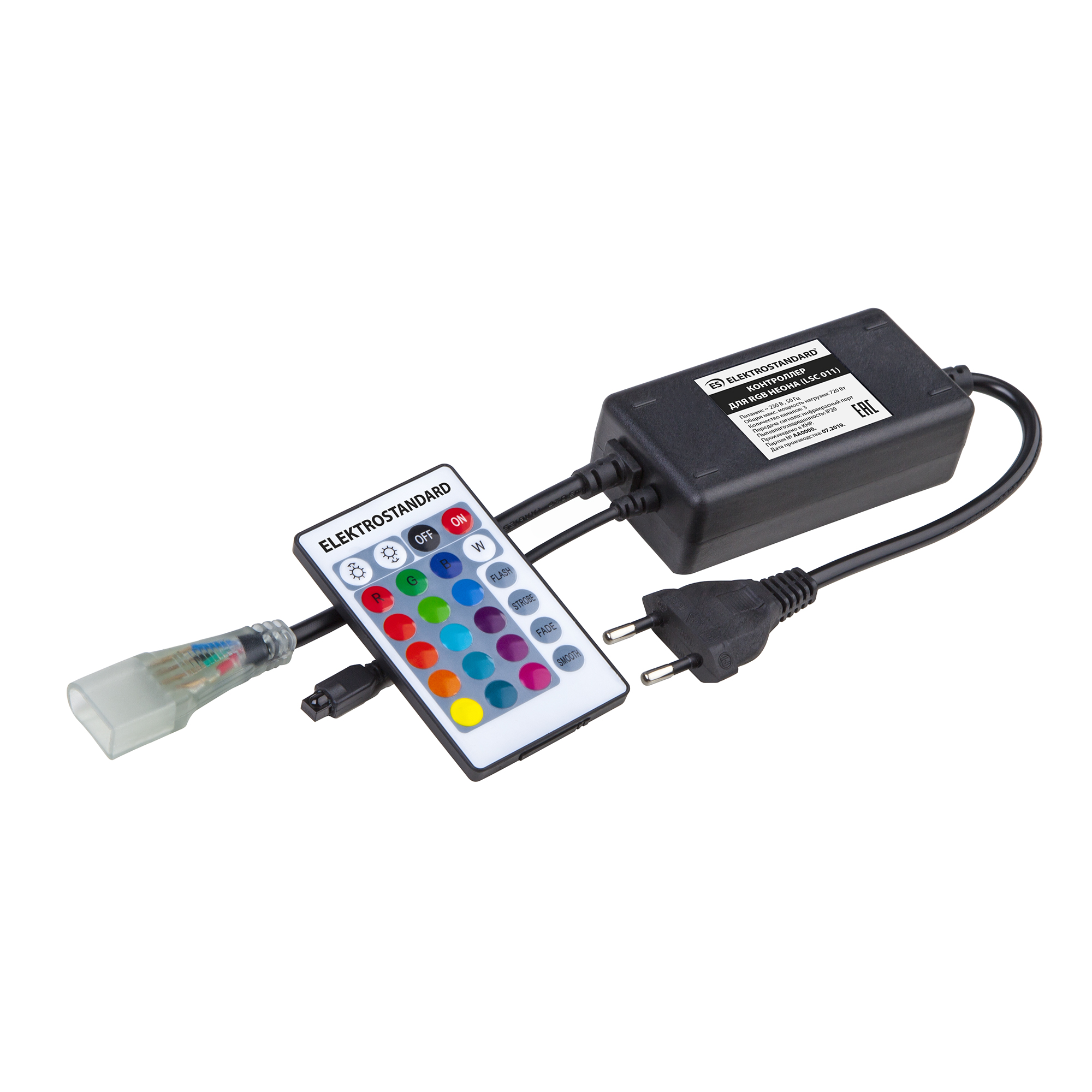 Elektrostandard LSC 011 / Контроллер для осветительного оборудования Контроллер для неона LS001 220V 5050 RGB (LSC 011) фото