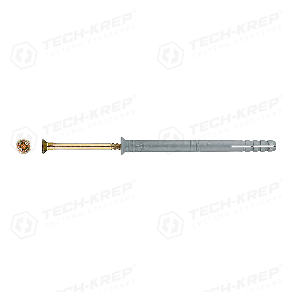 Tech-Krep Дюбель-гвоздь SM-L 8х100 (100шт) - коробка накл. фото
