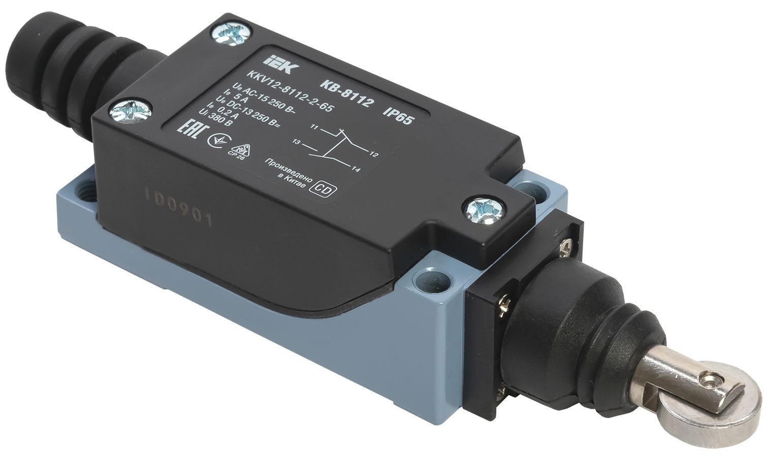 IEK Выкл. конц. КВ-8112 толкатель с роликом IP65 фото
