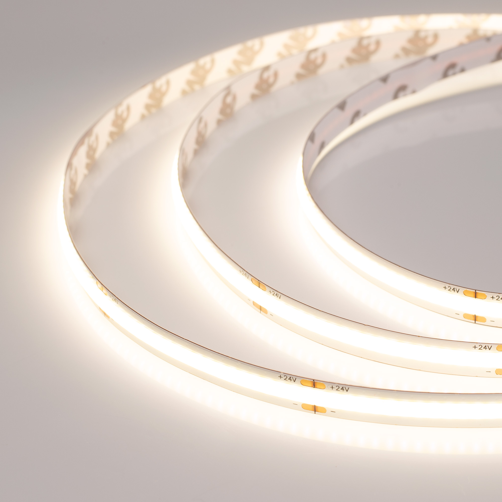 Arlight Лента COB-X378-8mm 24V Warm3500 (11 W/m, IP20, 5m) (-) фото