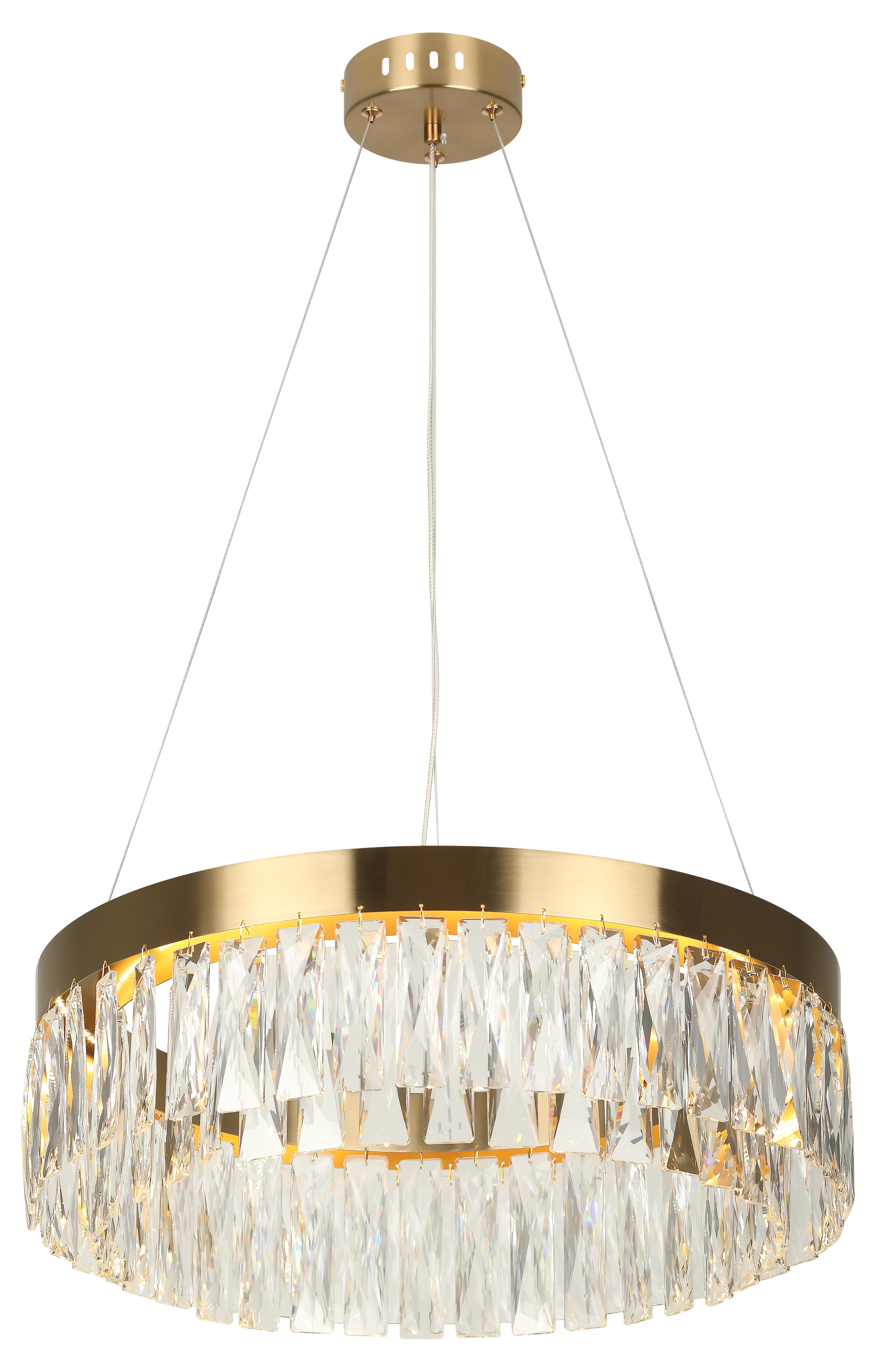 Rivoli Люстра Mary 6129-101 cветодиодная LED 28 Вт 3000 К хрусталь фото