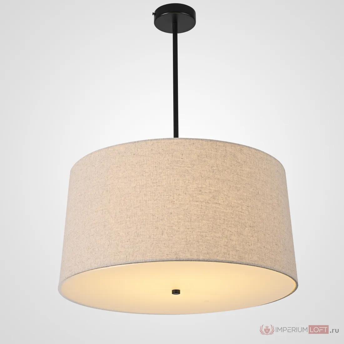 ImperiumLoft Люстра RH ROUND Linen Shade Pendant фото