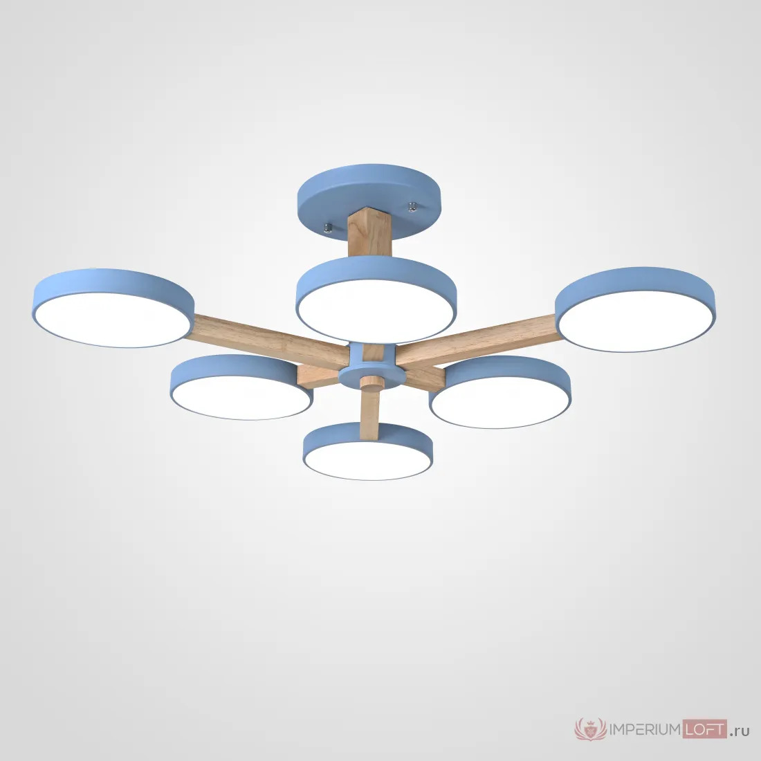 ImperiumLoft Потолочный светильник TURNA L6 Blue фото