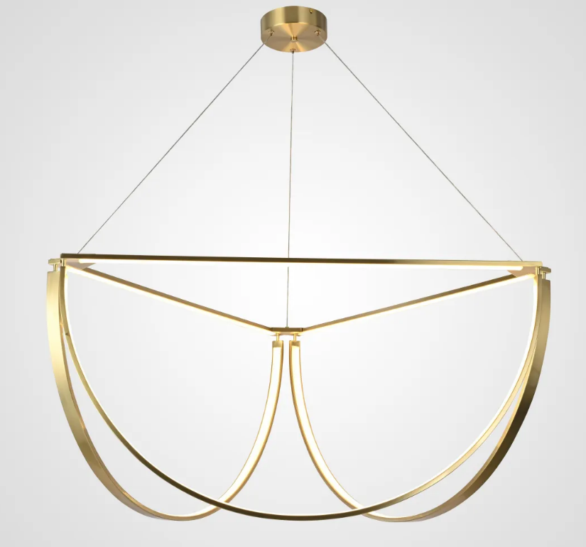 ImperiumLoft Подвесной светильник SOLANA LIGHT 3 Gold фото