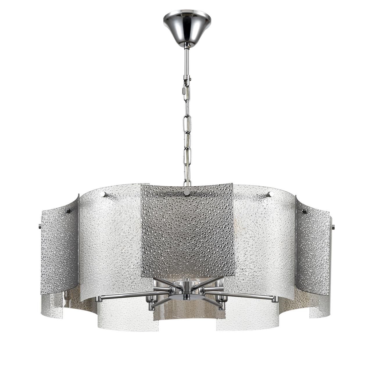 Lumion 6594/8 MODERNI LN24 хром/тонированное стекло, металл/стекло Люстра подвесная E14 8*40W 220V DANDY фото