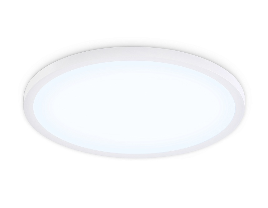 Ambrella Светильник светодиодный ультратонкий FZ1959 WH белый IP54 40W 5000K D470*15 (Без ПДУ) фото