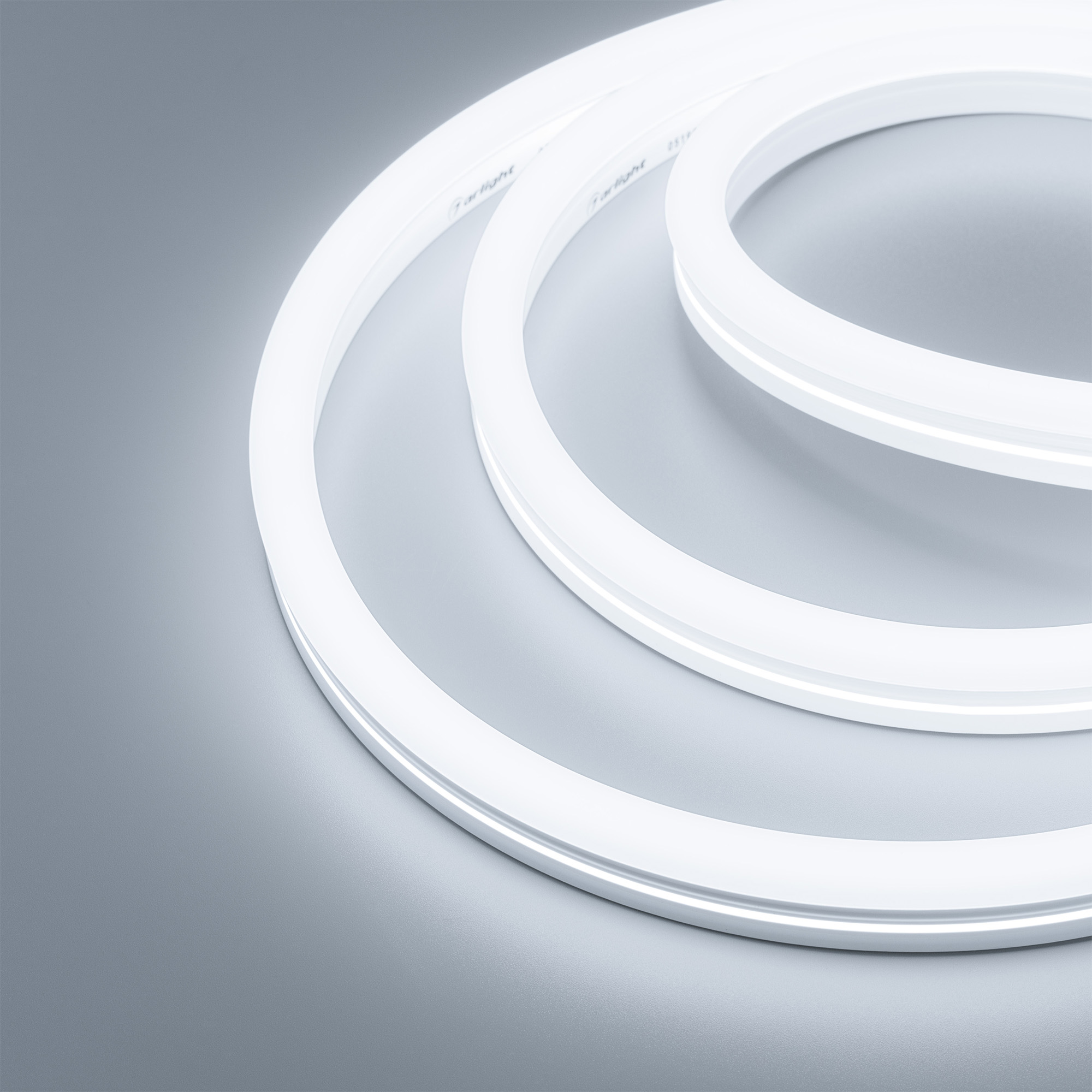 Лента герметичная MOONLIGHT-SIDE-X336-12x24mm 230V White6500 (11 W/m, IP65, 50m, wire x1) (Arlight, Грибовидная форма) фото
