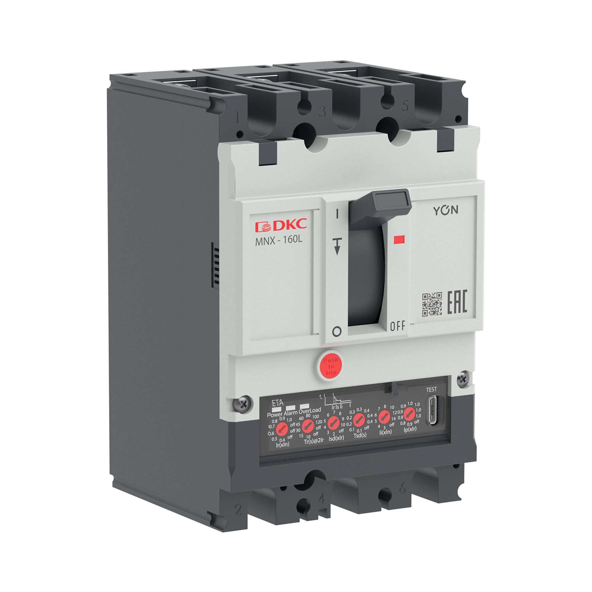 DKC Авт. выкл. YON pro MNX160L 3P 160A 70kA при AC415V расц. ETE фото