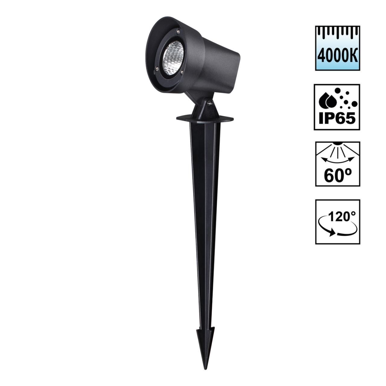 Novotech 359530 STREET NT25 790 черный Светильник ландшафтный светодиодный грунтовый IP65 LED 13W 110-240V 1040Лм 4000К LANDSCAPE фото