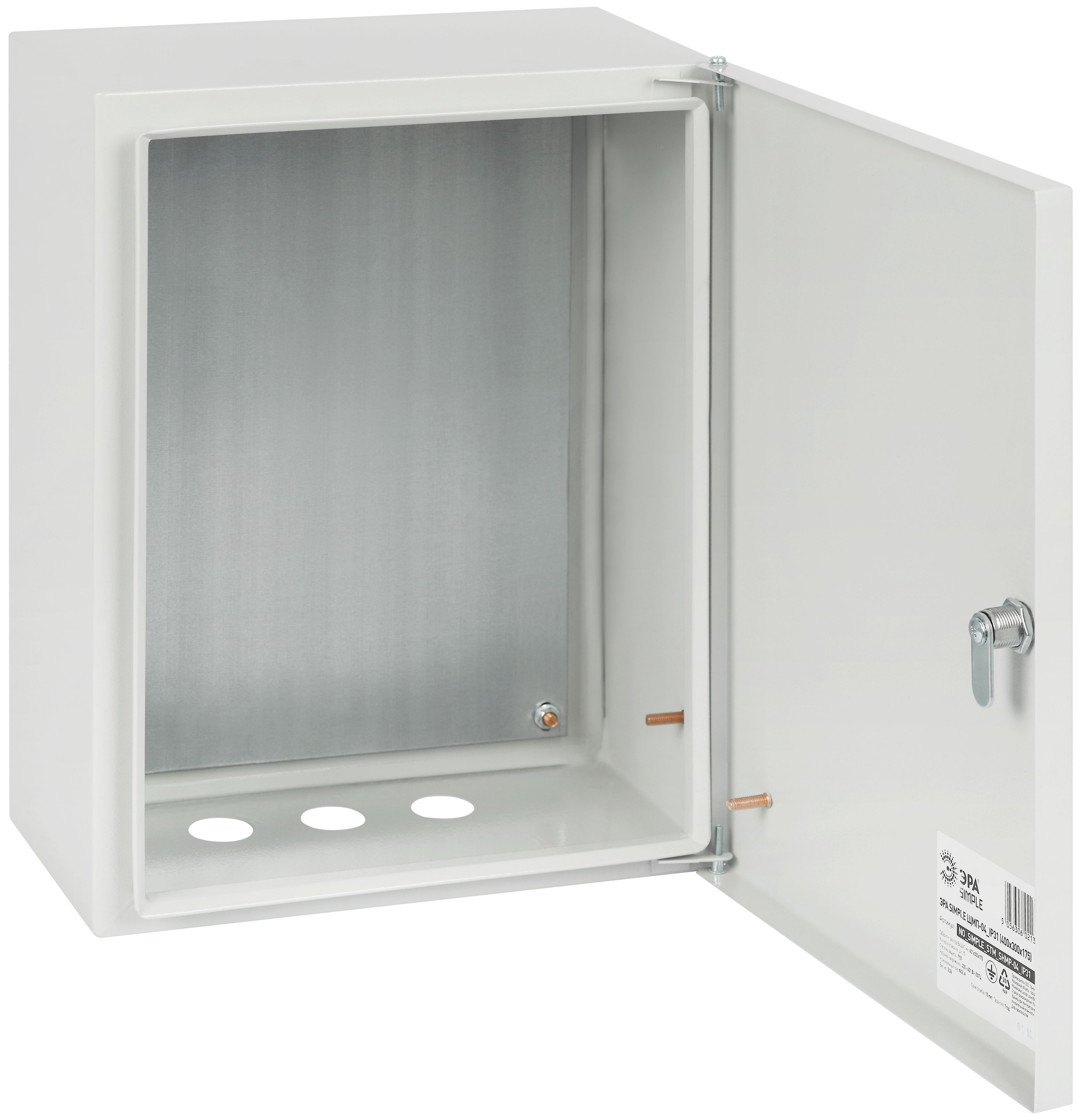 ЭРА Корпус металлический SIMPLE ЩМП-04 (400х300х175) IP31 УХЛ3 серый фото