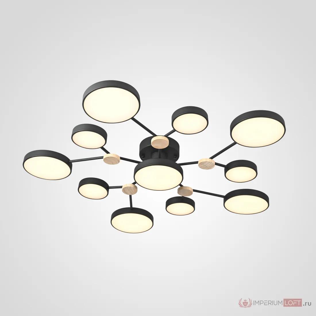 ImperiumLoft Потолочная люстра GAMMA D102 Black фото