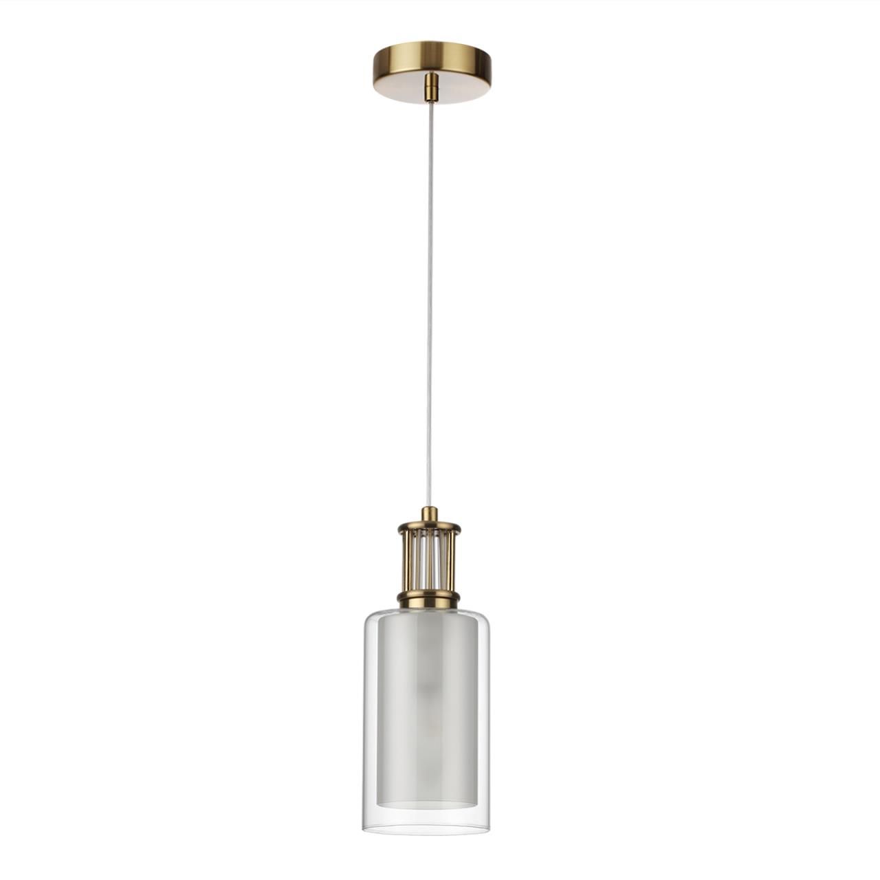 Odeon Light 5088/1A CLASSIC ODL25 655 античная бронза/стекло Подвес E14 1*40W SAGA фото