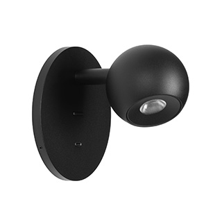 Arlight Светильник SP-OTTORI-WALL-CHARGE-6W Warm3000 (BK, 30 deg, 230V, USB-C) (IP20 Металл, 3 года) фото