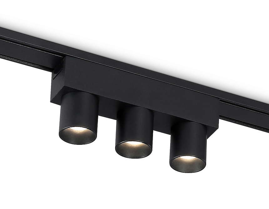 Ambrella Светильник светодиодный трековый для шинопровода Magnetic Ultra Slim GV1504/3 BK черный IP20 6W 4200K 48V 24° 122*26*55 фото