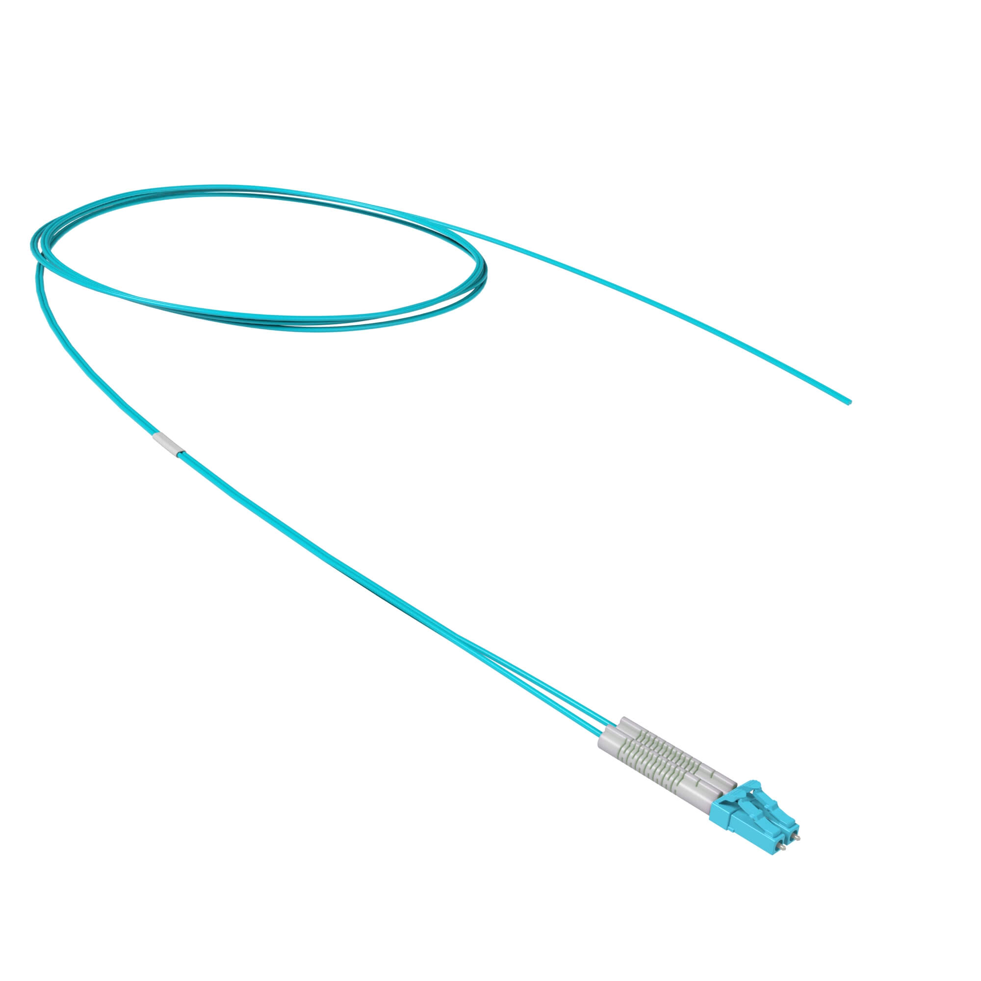 DKC Пигтейл оптический Duplex flexible boot LC/UPC - 50/125 (OM3),1,5 м фото