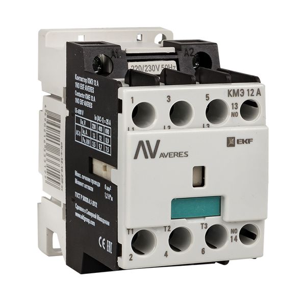 EKF Контактор КМЭ 12А 1NC 400В АС AVERES фото