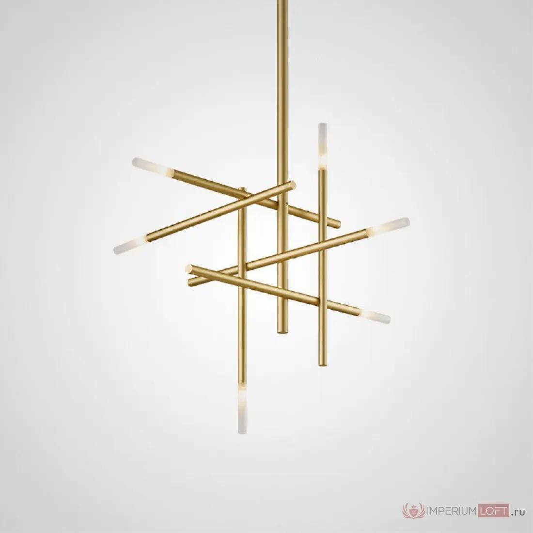ImperiumLoft Подвесная люстра TRAVERSE H90 Gold фото