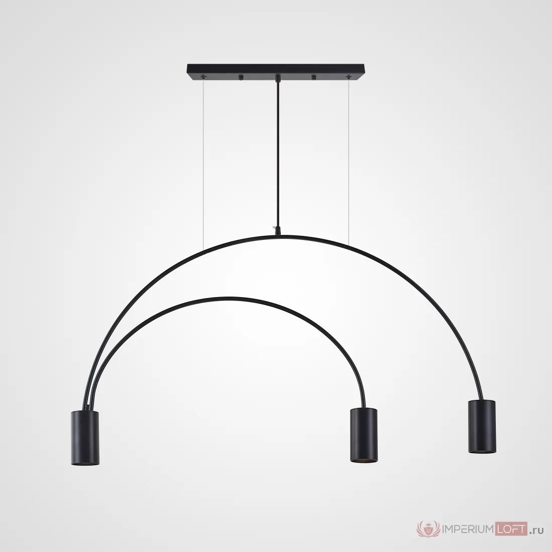 ImperiumLoft Подвесной светильник ARC 3 Black фото