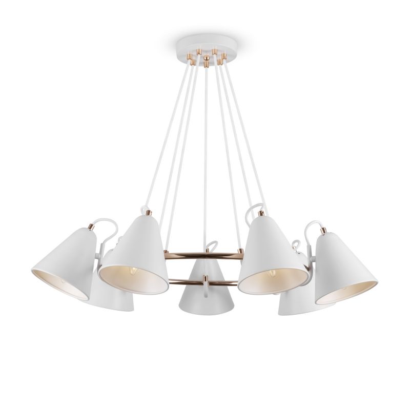 Freya Modern Market Белый с Золотом Подвесной светильник фото