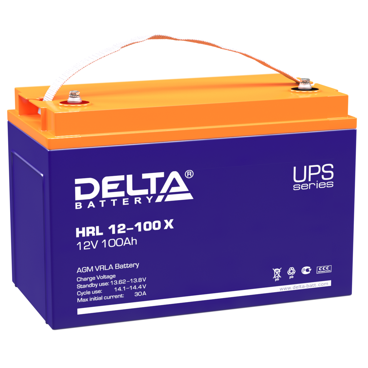 Delta Аккумулятор HRL 12-100 X (12V/100Ah) фото