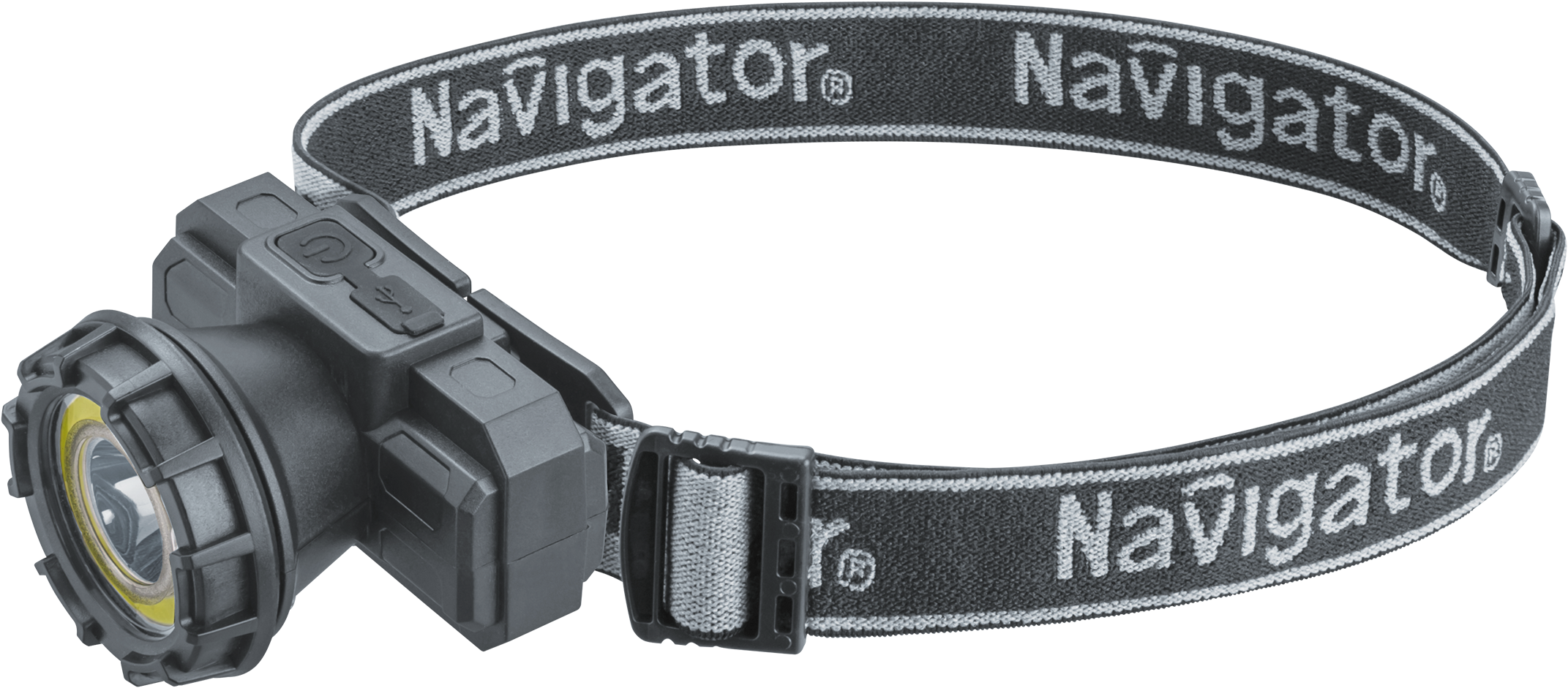 Фонарь Navigator NPT-H42-ACCU налоб 1LEDx1Вт,1COBx3Вт,5реж,Li-ion0.8Ач (60)