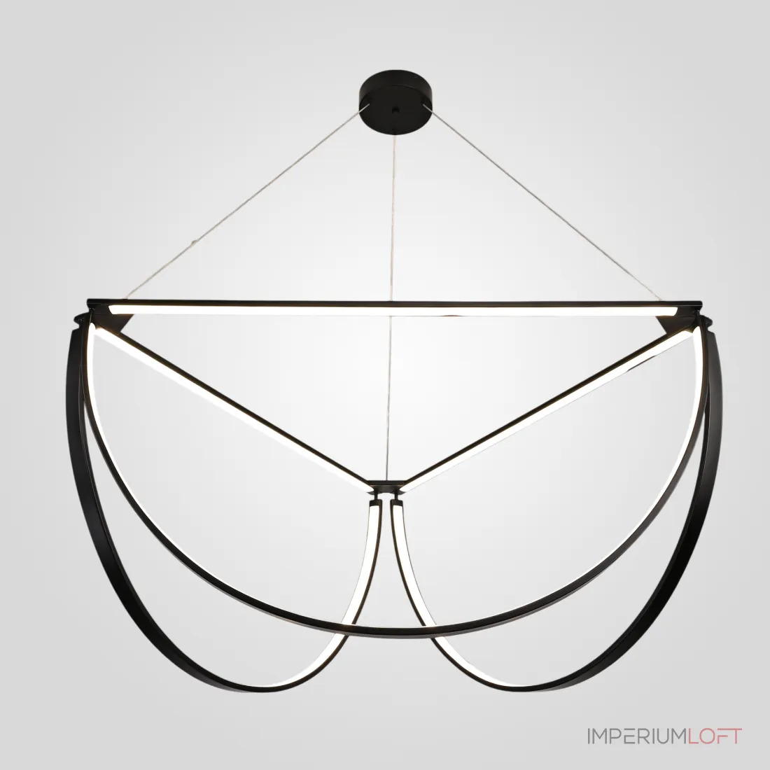ImperiumLoft Подвесной светильник SOLANA LIGHT 3 Black фото