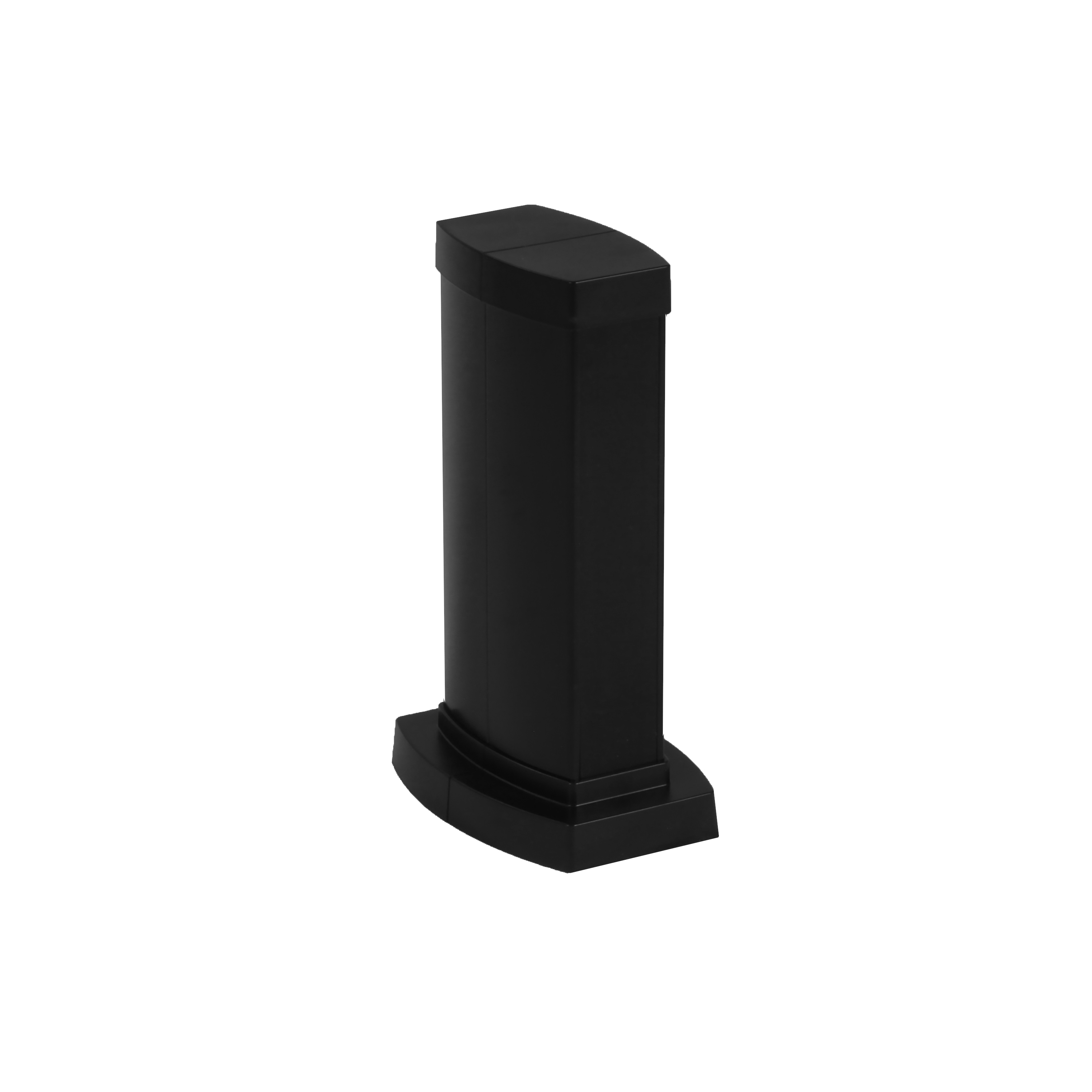 Legrand Snap-On мини-колонна алюминиевая с крышкой из пластика, 2 секции, высота 0,3 метра, цвет черный. фото