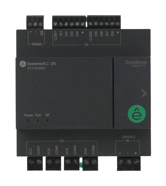 Systeme Electric Интеллектуальное реле SR1; 24 VDC; 12 IO: 8 DI, 4 DO (реле); 1xRS485 фото