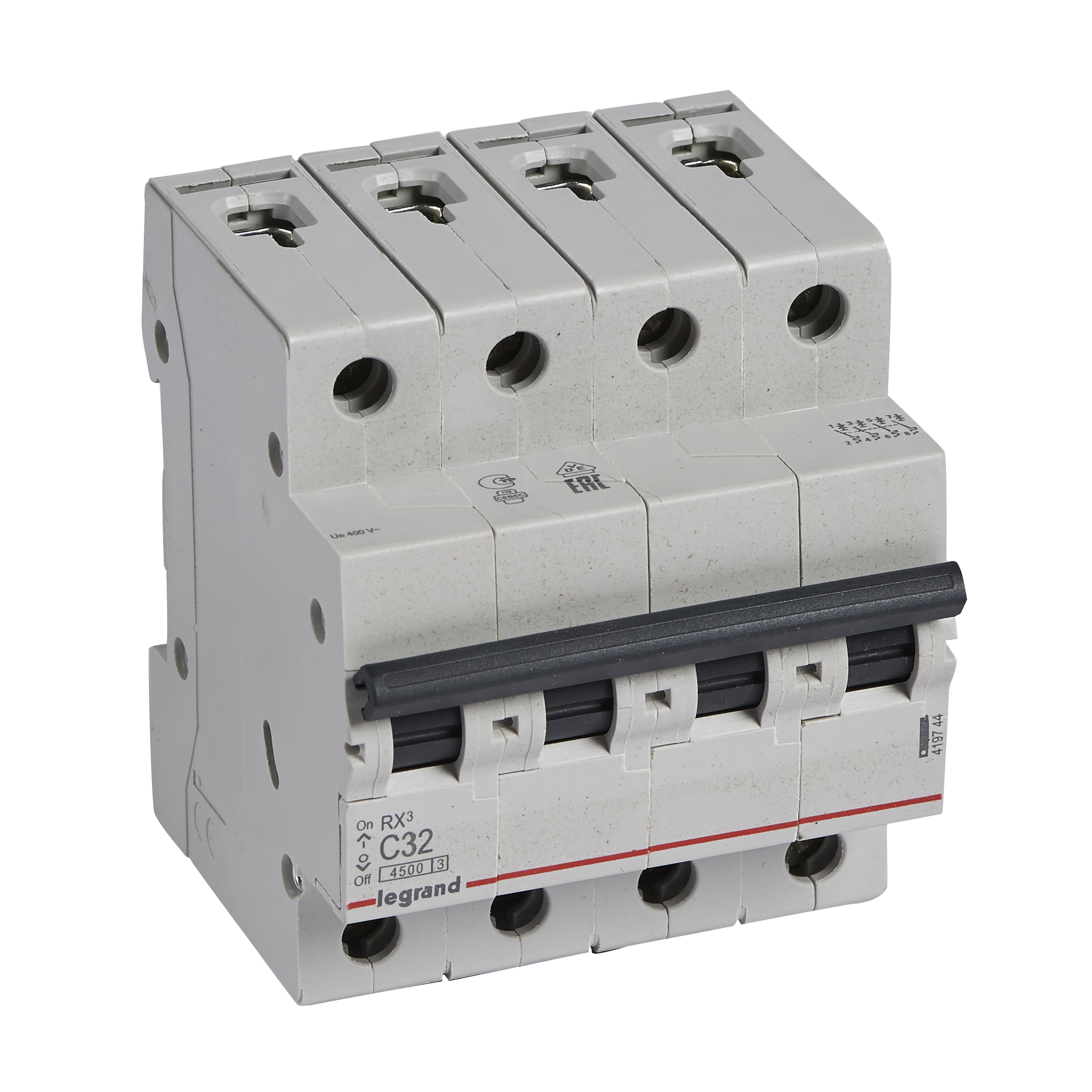 Legrand RX3 Автоматический выключатель 4P 32А (C) 4,5kA. фото