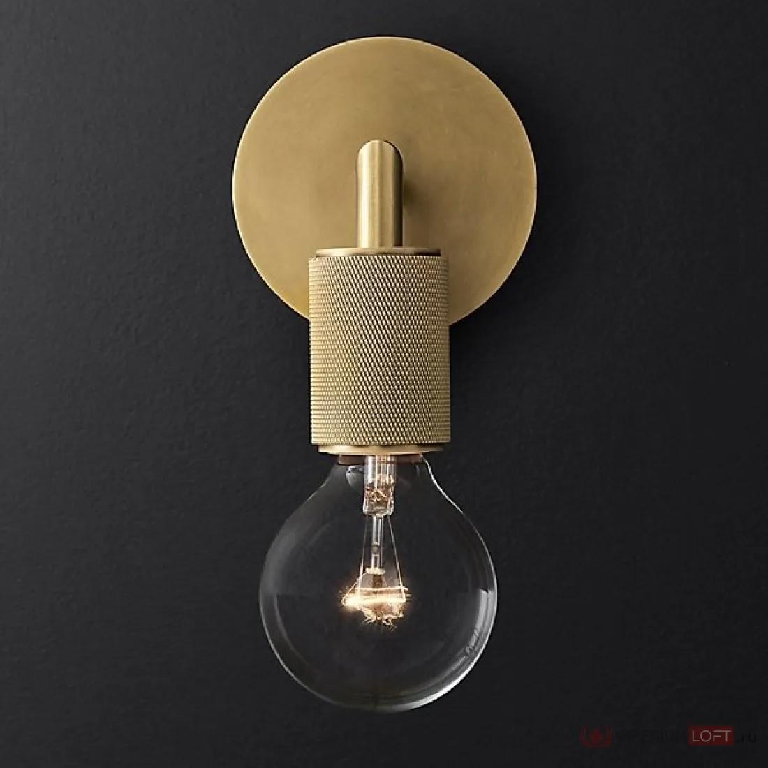 ImperiumLoft Бра RH Utilitaire Single Sconce Brass фото