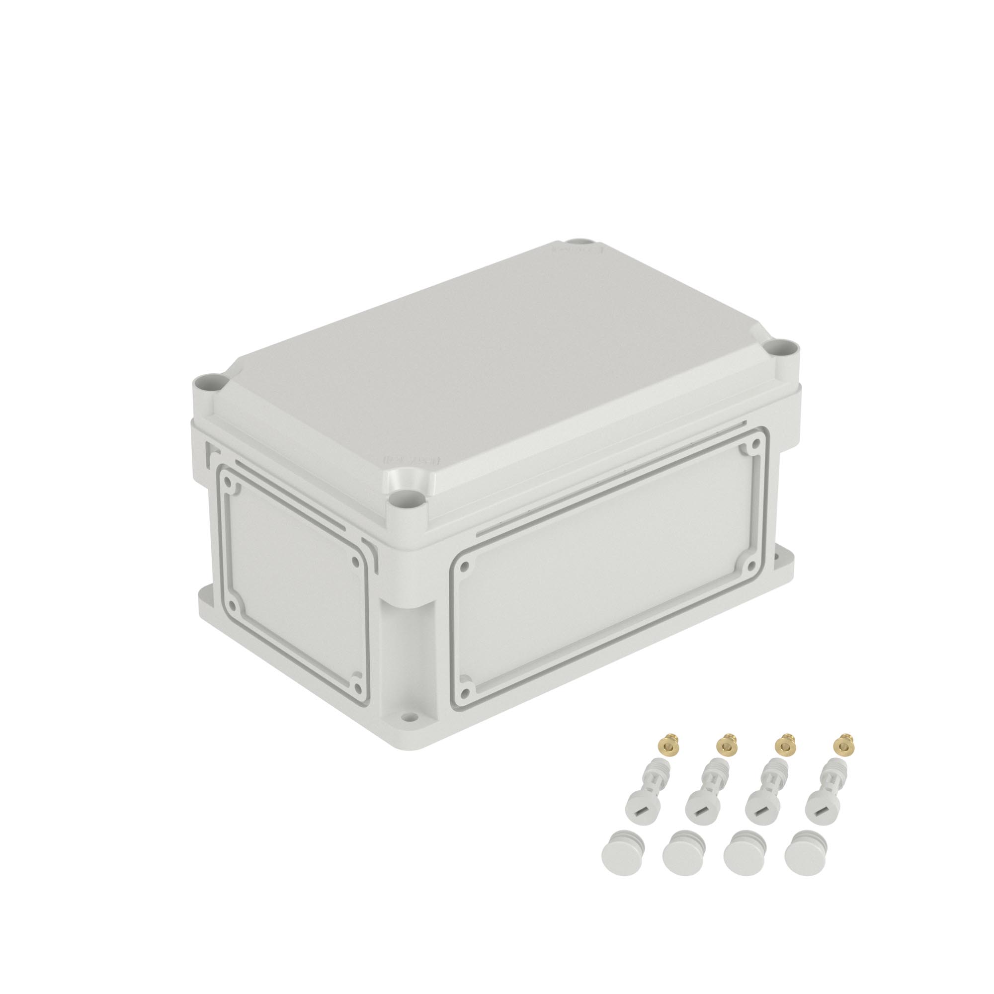 DKC Корпус RAM box без МП 300х200х160 мм, с фланцами, непрозрачная крышка  высотой 35 мм, IP66/IP67 фото