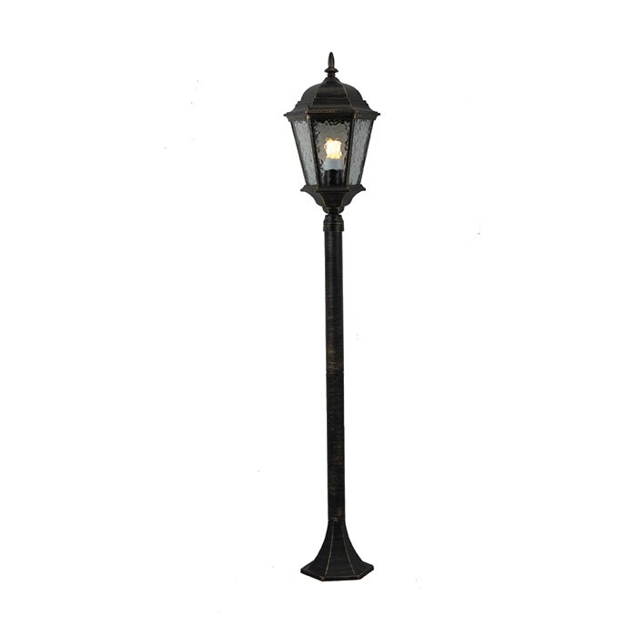 Arte Lamp Genova Черный/Прозрачный Светильник уличный наземный 1x75W E27 фото