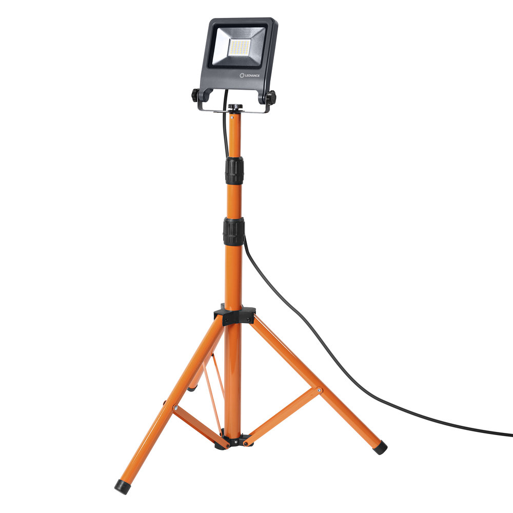 Ledvance LED прожектор WORKLIGHT на телескопической треноге Серый 30Вт 2700 Лм, 4000 К Нейтральный белый свет фото