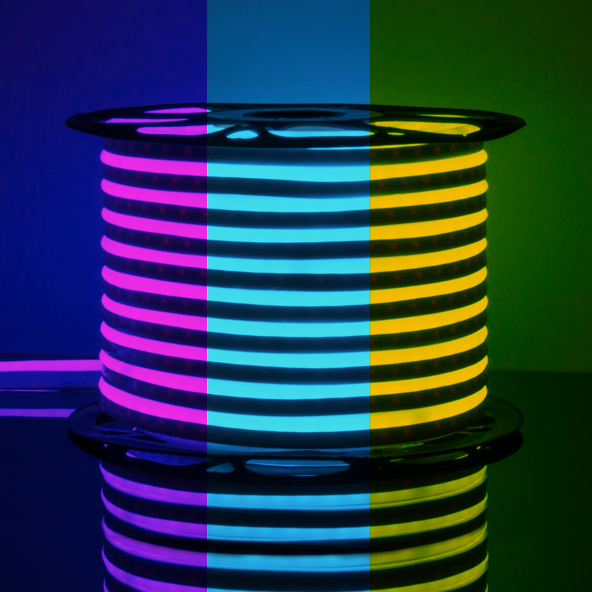Elektrostandard LS001 220V RGB / Лента светодиодная Гибкий неон 12W 80Led 5050 IP67 односторонний , 50 м фото