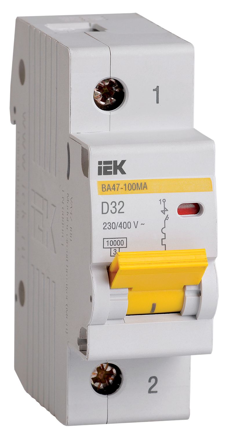 IEK Выкл. авт. ВА47-100МА без тепл. расцеп. 1P 32А 10кА D фото