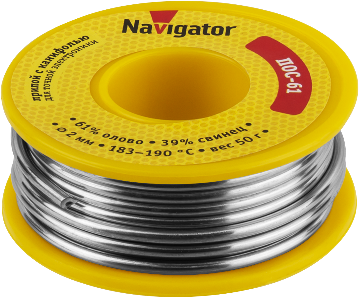 Припой Navigator NEM-Pos05-61K-2-K50 (100/10/1)