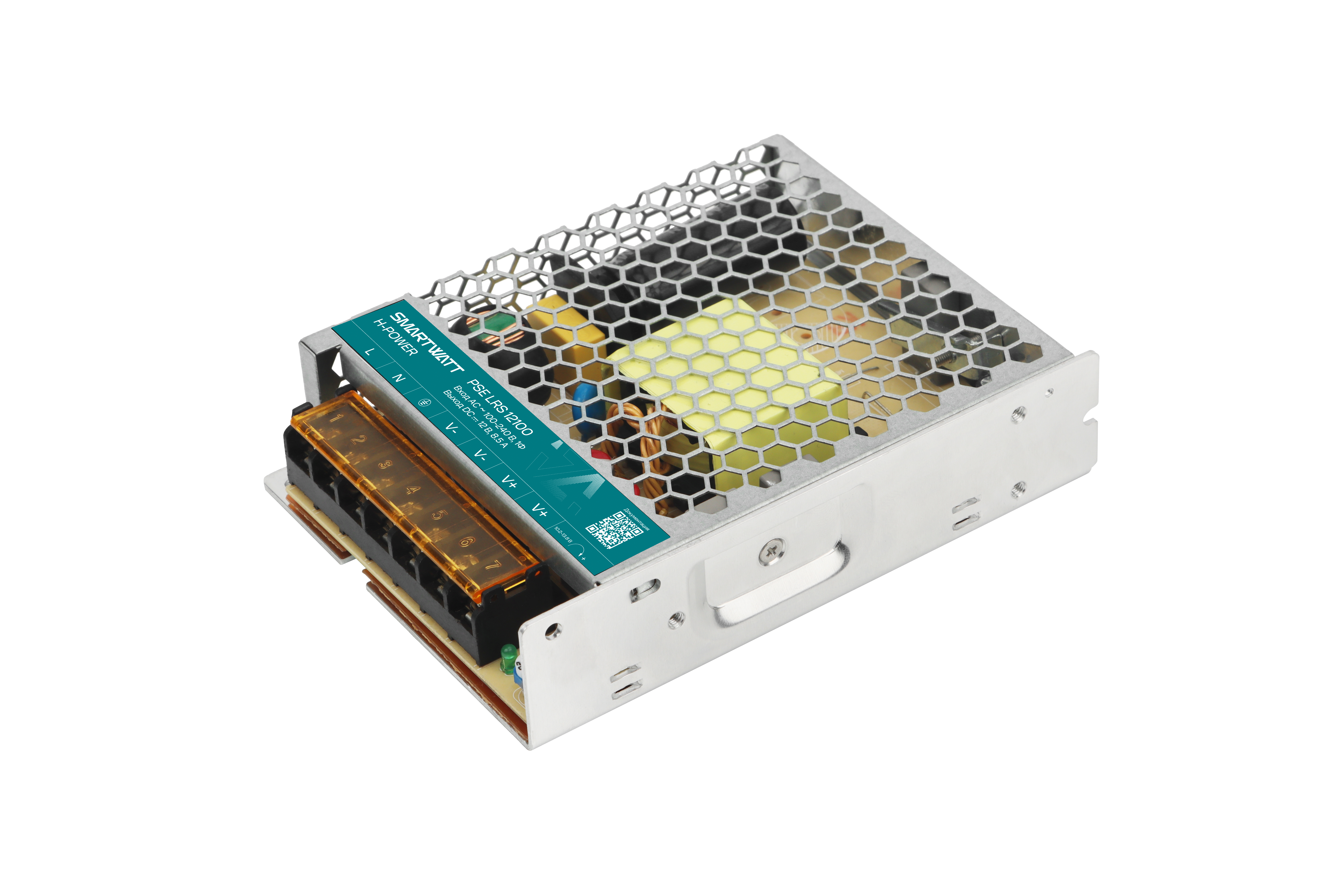 SMARTWATT Импульсный блок питания PSE LRS 12100 H-POWER, 12 В, 100 Вт, 8,5 А фото