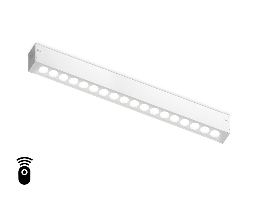 Ambrella Светильник светодиодный диммируемый для шинопровода Magnetic 220V GL1311 WH белый IP20 15W 3000K-6400K 24° 342*25*42 (Без ПДУ) фото