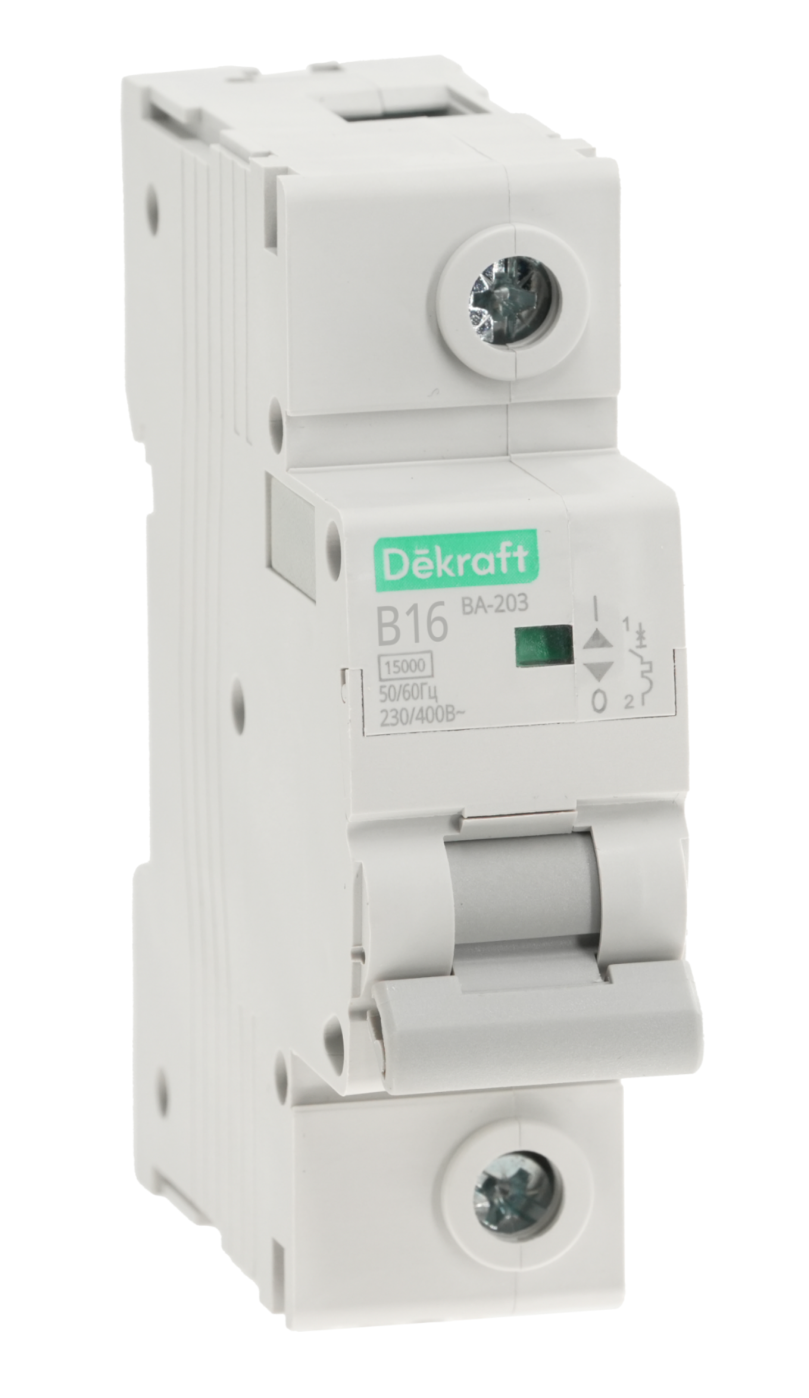 DEKraft ВА-203 Автоматический выключатель 1P 16A х-ка B 15кА фото