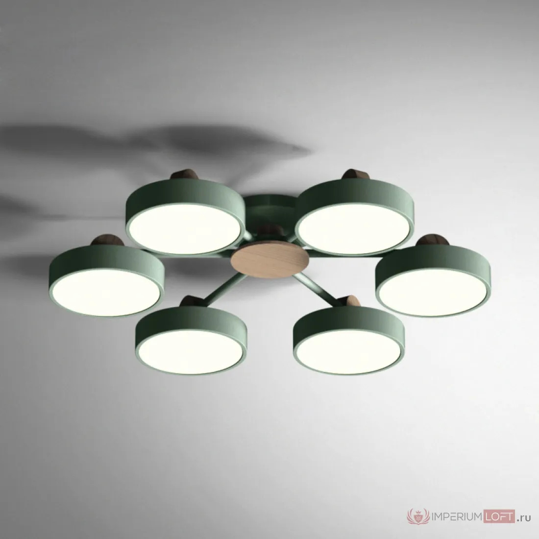 ImperiumLoft Потолочная люстра MOVE 6 Green фото