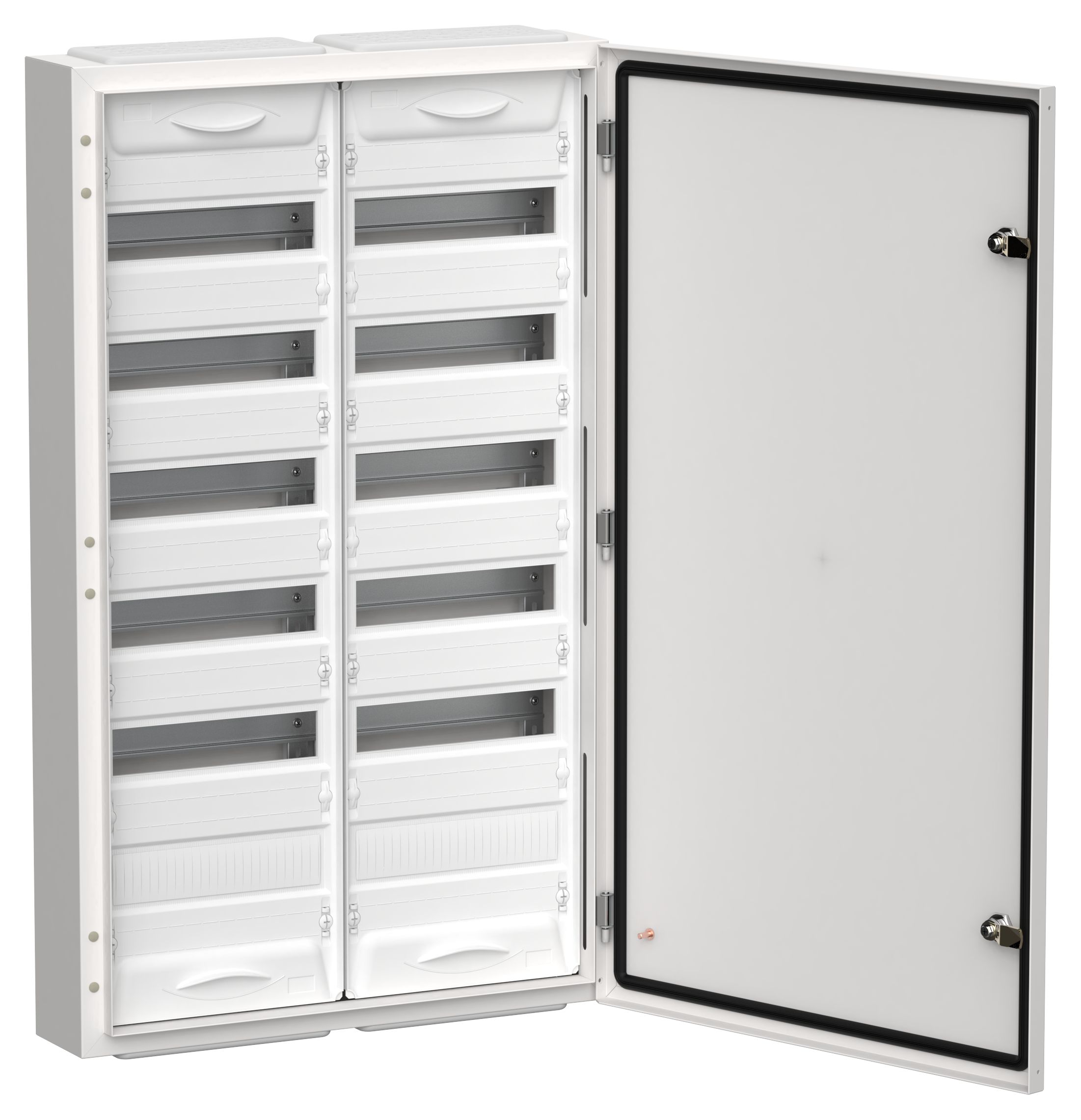 IEK TITAN 5 Корпус мет. ЩРн-144 (2х72) 960х570х140 IP54 бел фото