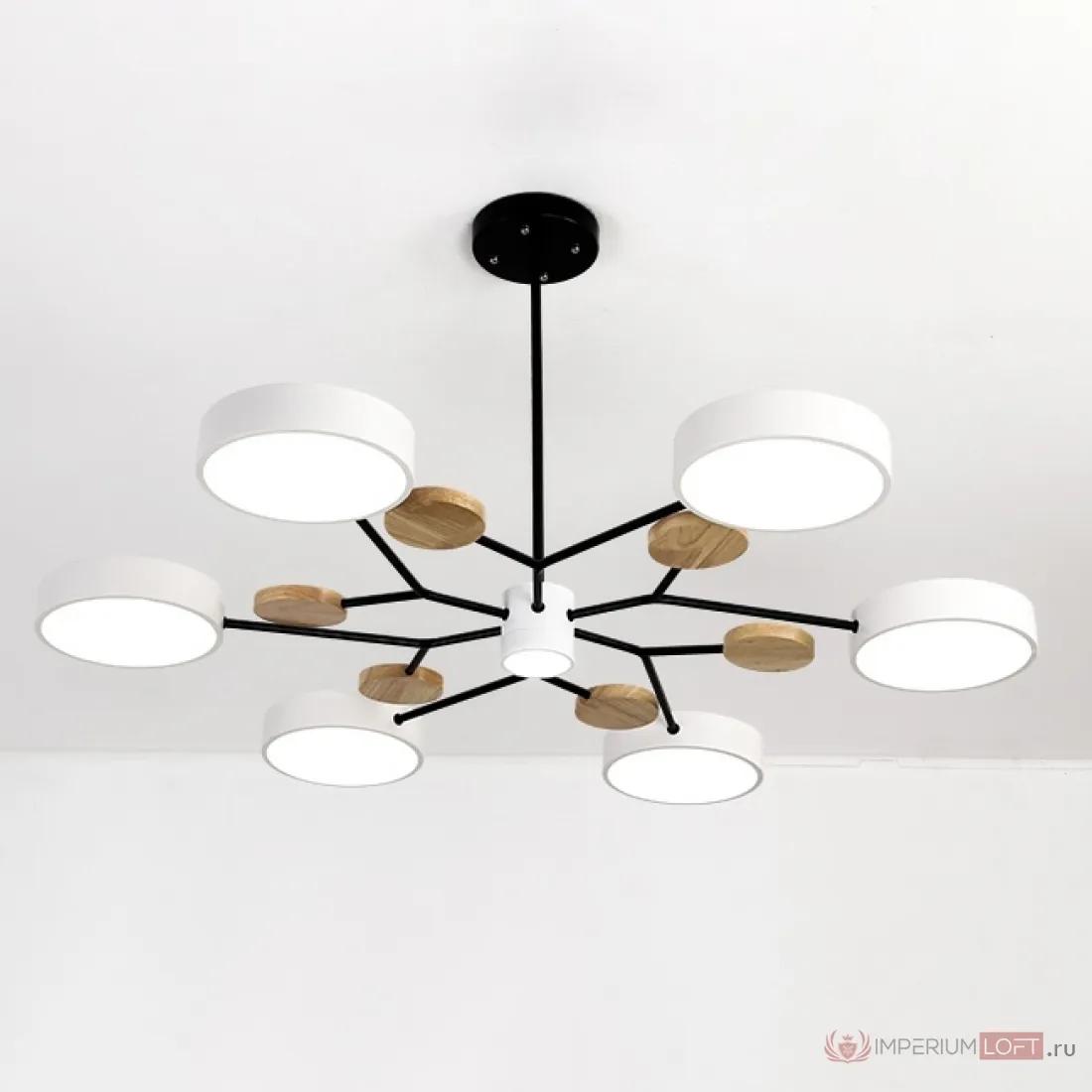 ImperiumLoft Люстра на штанге MEADE 6 lamps White фото