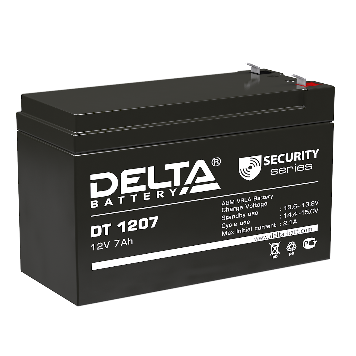 Delta Аккумуляторная батарея DT 1207 (12V/7Ah) фото