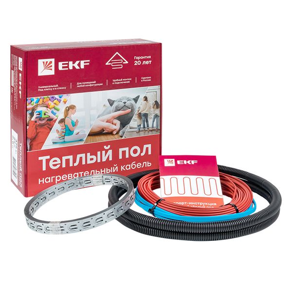 EKF Теплый пол (нагревательный кабель) 2250Вт 152 м 15 м2 фото