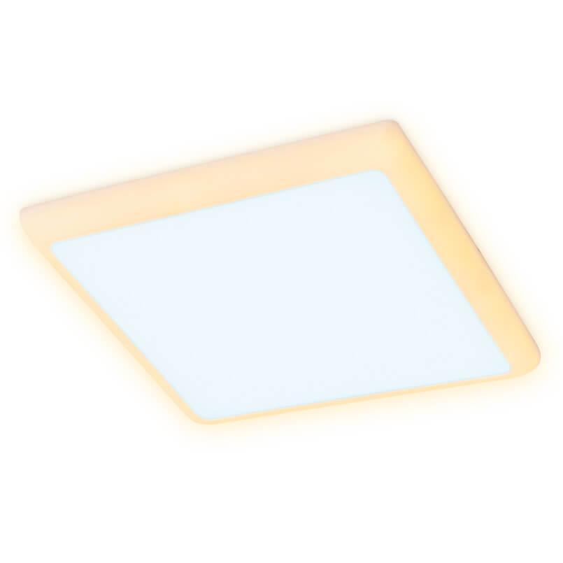 Ambrella Встраиваемый cветодиодный светильник с подсветкой DCR335 18W+6W 6400K/3000K 85-265V 170*170*32 фото