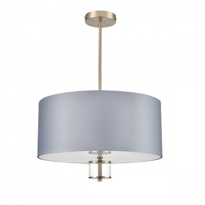 Lumion 8108/5C MODERNI LN25 латунь титаниум/серый, металл/текстиль/стекло Люстра потолочная E14 5*40W 220V DAMONA фото