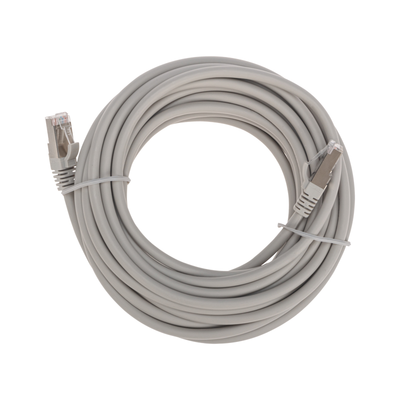 REXANT Патч-корд S/FTP, CAT 6A (10G), RJ45-RJ45, 28AWG, LSZH, серый, 7м. фото